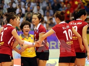 Vietnamese women's volleyball team (Source: VNA)